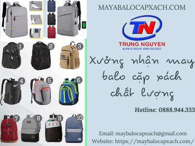 xưởng nhận may balo