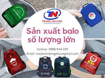 sản xuất balo số lượng lớn