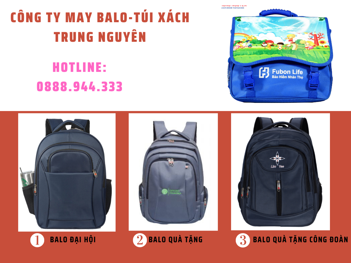 xưởng may balo quà tặng