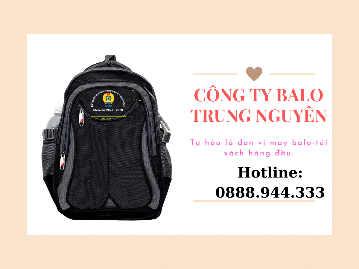 Công ty may balo quảng cáo theo yêu cầu