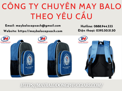 may balo theo yêu cầu