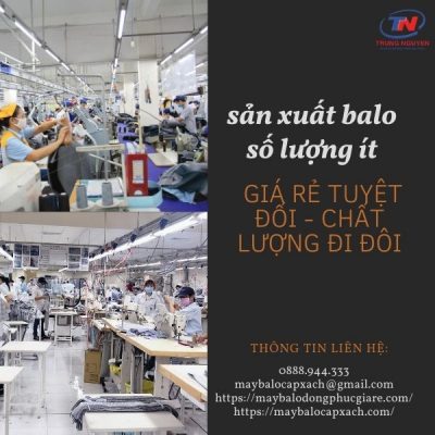 cơ sở sản xuất balo tại đồng nai