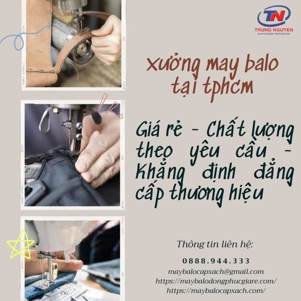 xưởng may balo tại tphcm