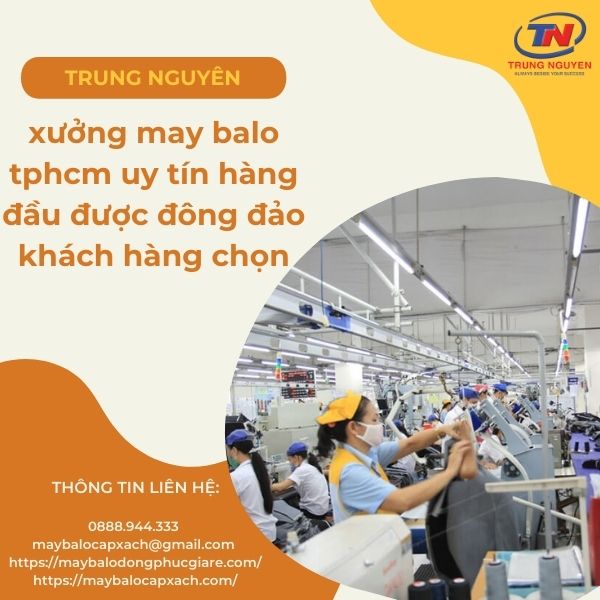 xưởng may balo tphcm
