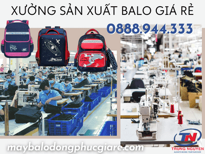 Công ty làm balo theo yêu cầu Trung Nguyên