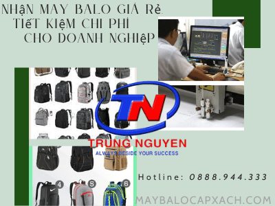 nhận may balo