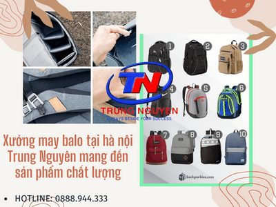 xưởng may balo tại hà nội