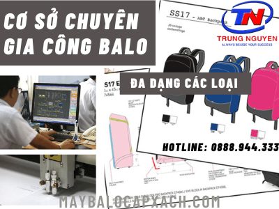 cơ sở chuyên gia công balo