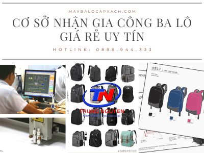 cơ sở nhận gia công ba lô