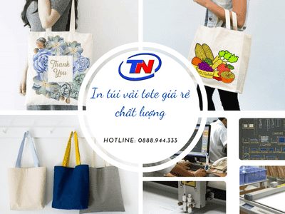 in túi vải tote