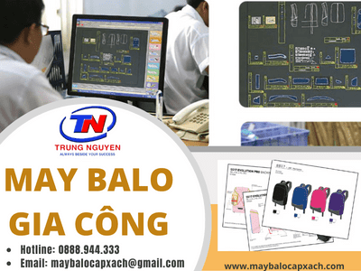 may balo gia công