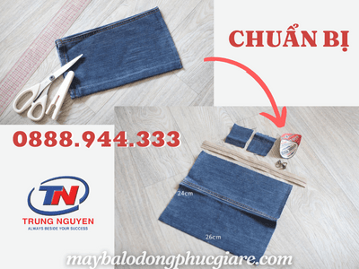 Cách may túi xách bằng vải jean