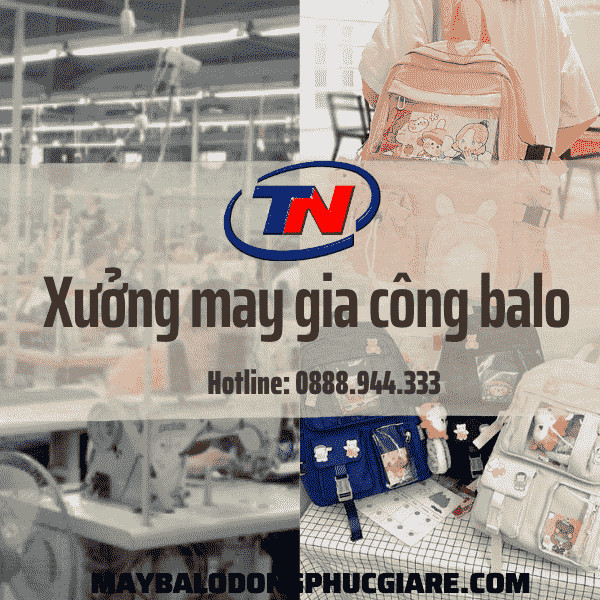 gia công may balo